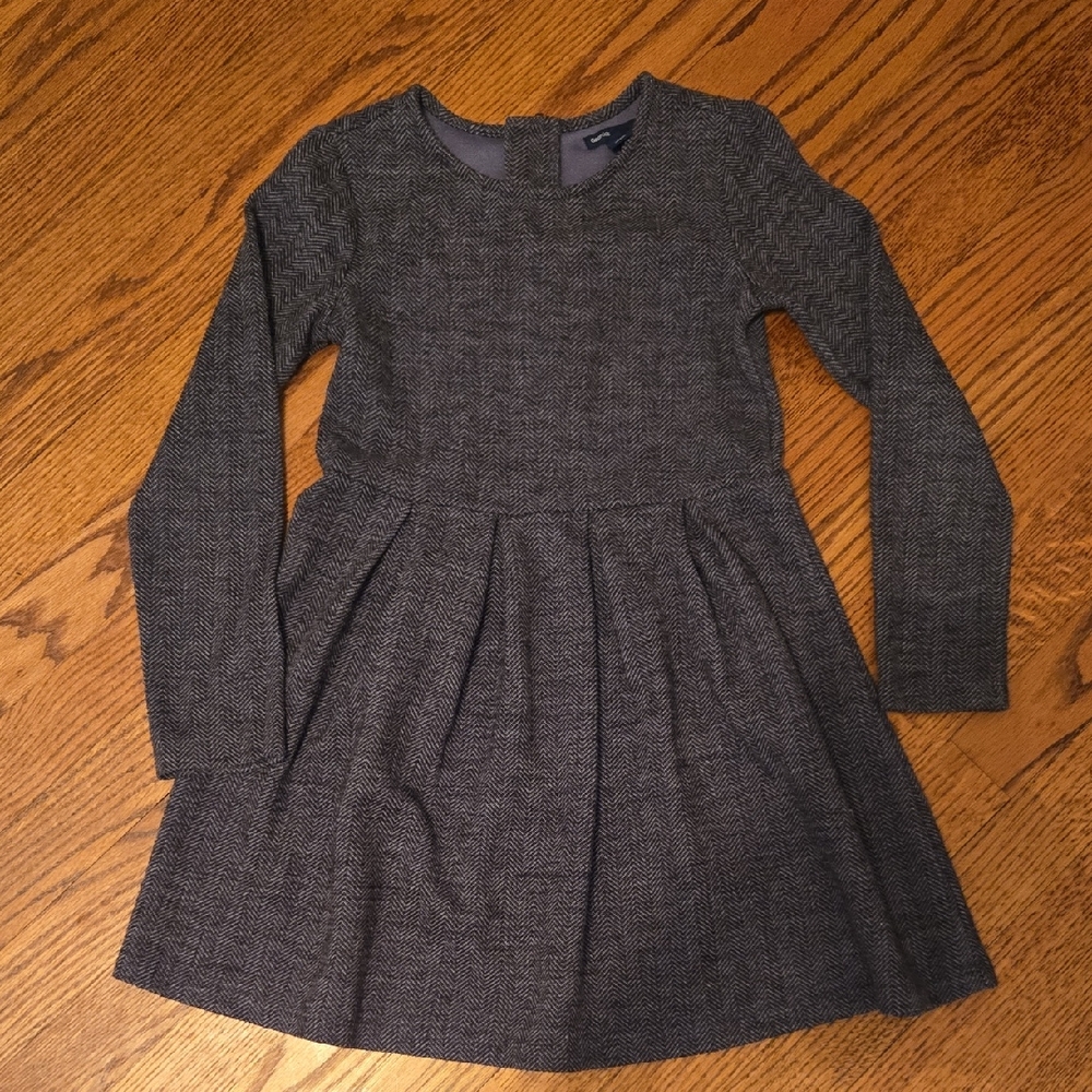 Gap Gray Long Sleeve Kids Dress